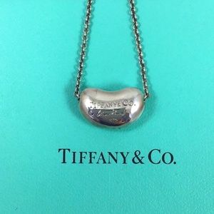 Authentic Tiffany & Co. Bean Pendant Necklace